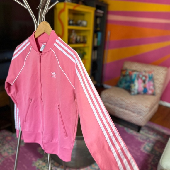 Adidas Adicolor Classics SST Track Pink Set Jacket & Pants Size S - Picture 12 of 15